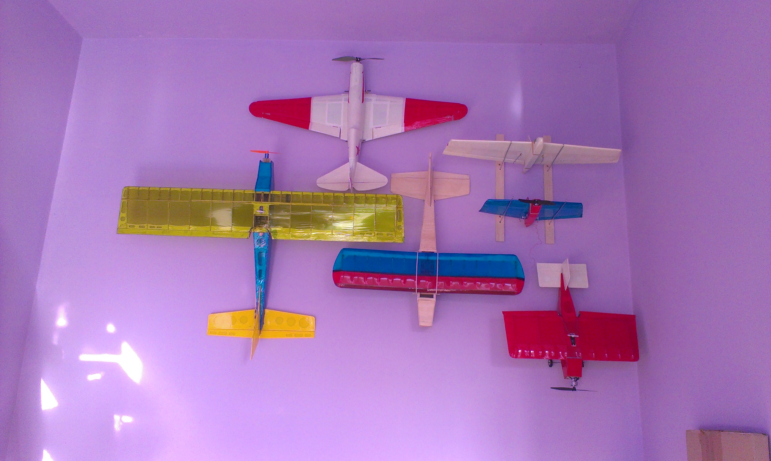 Space saving wall art