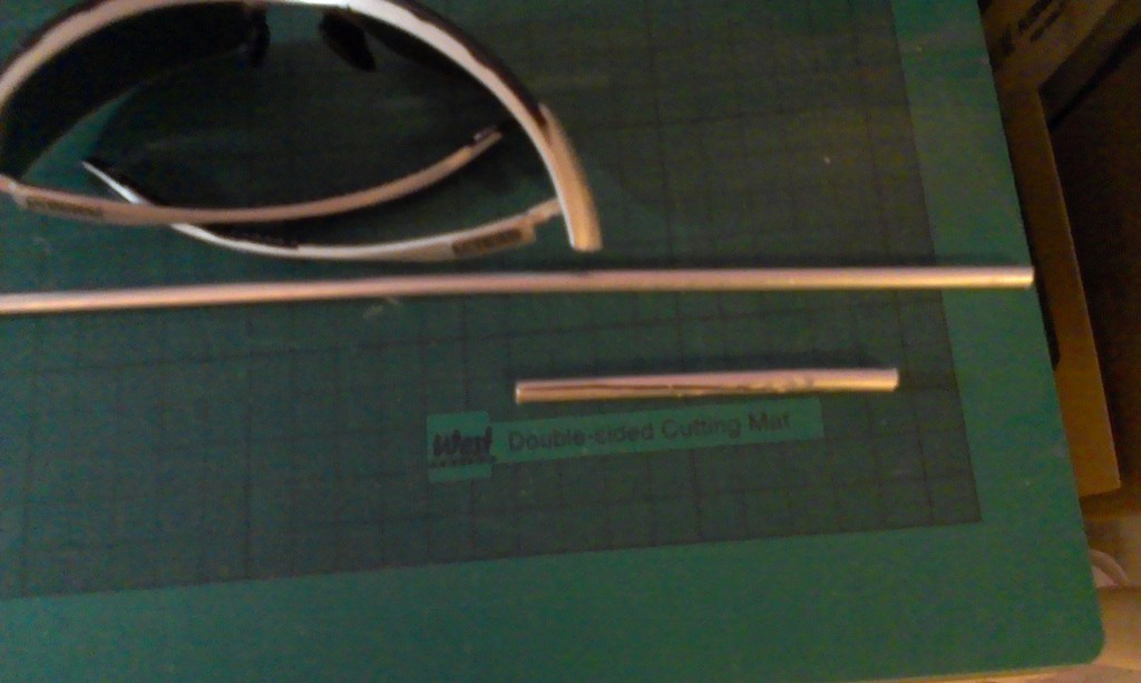 Slotted aluminium tubing