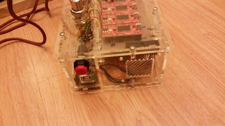 USB connector and reset switch