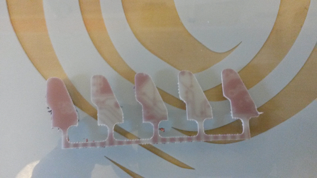 Mostly finished parts