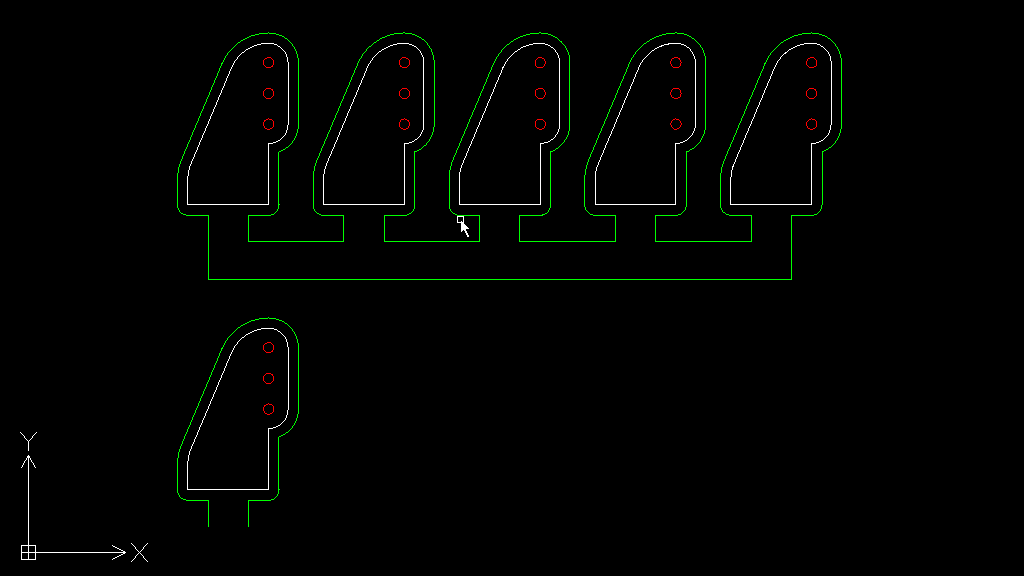 Control horns in DraftSight
