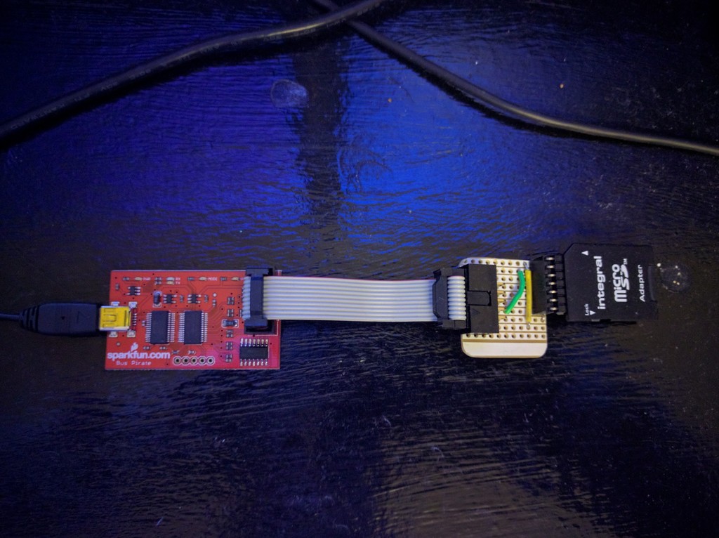 Bus Pirate SD Adapter